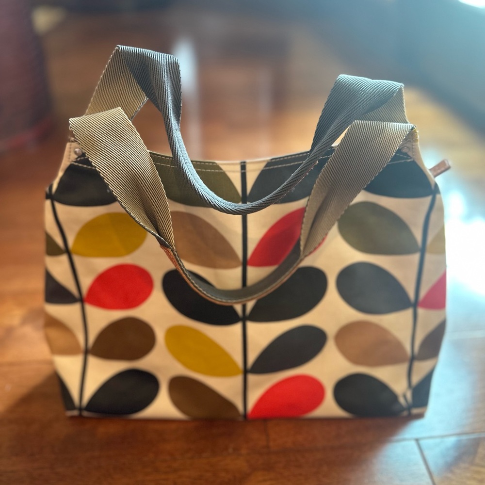 Orla Kiely shoulder bag, signature print